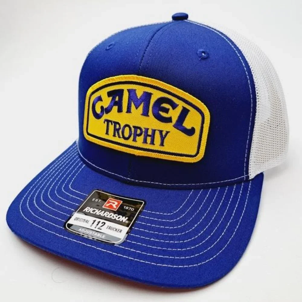 Retro Camel Trophy Richardson 112 Trucker Cap Hat Snapback Racing Gear F1 Prix - Picture 4 of 4